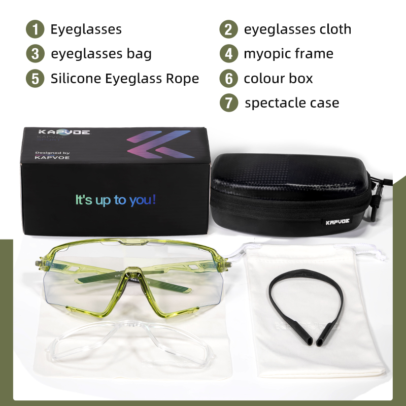 سعر الجملة 12.20 دولار أمريكي - نظارات رياضية فوتوكروماتيك KAPVOE K170-PH