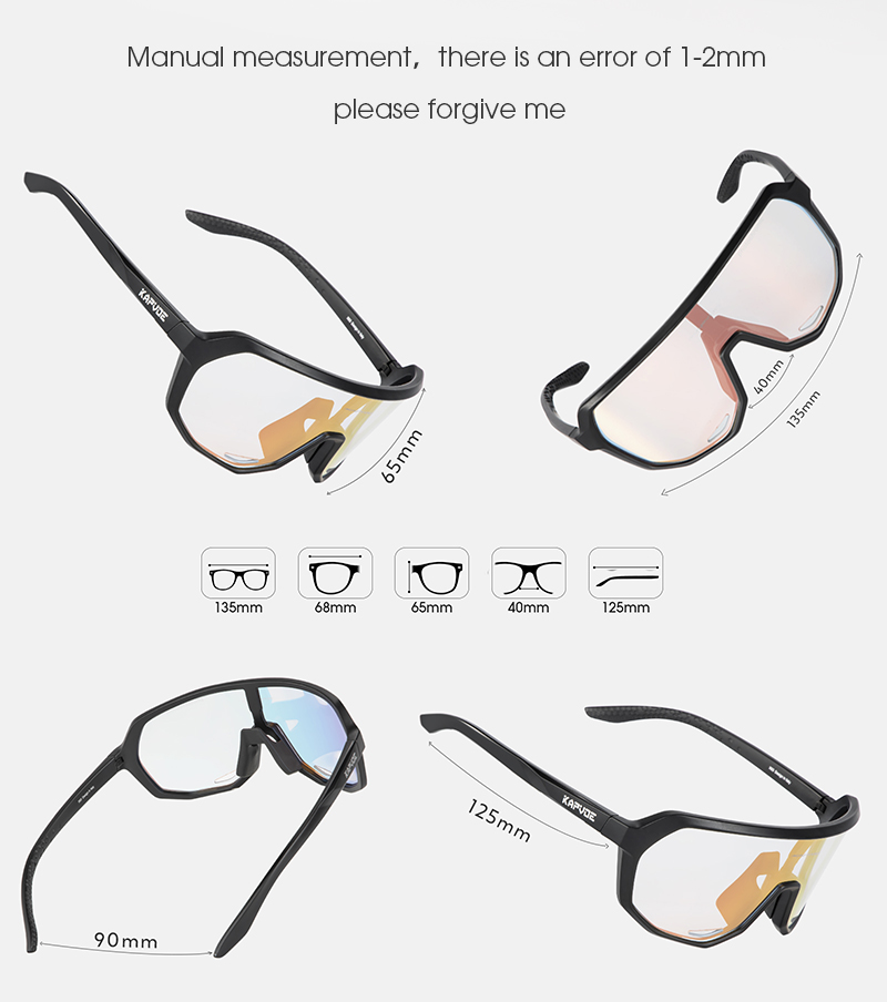 سعر الجملة 13.00 دولار أمريكي نظارات كابفو K63 الرياضية للدراجات