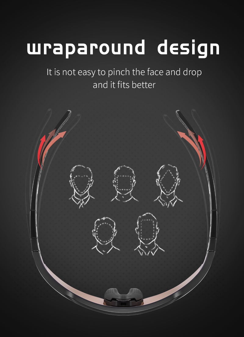 سعر الجملة 13.36 دولار أمريكي نظارات كابفو K75-PH-REVO الرياضية المستقطبة