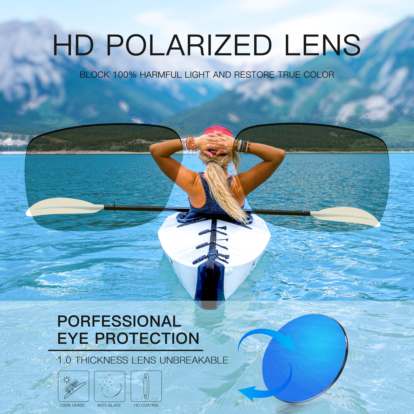 سعر الجملة 5.80 دولار أمريكي نظارات كابفو K2403 الرياضية المستقطبة