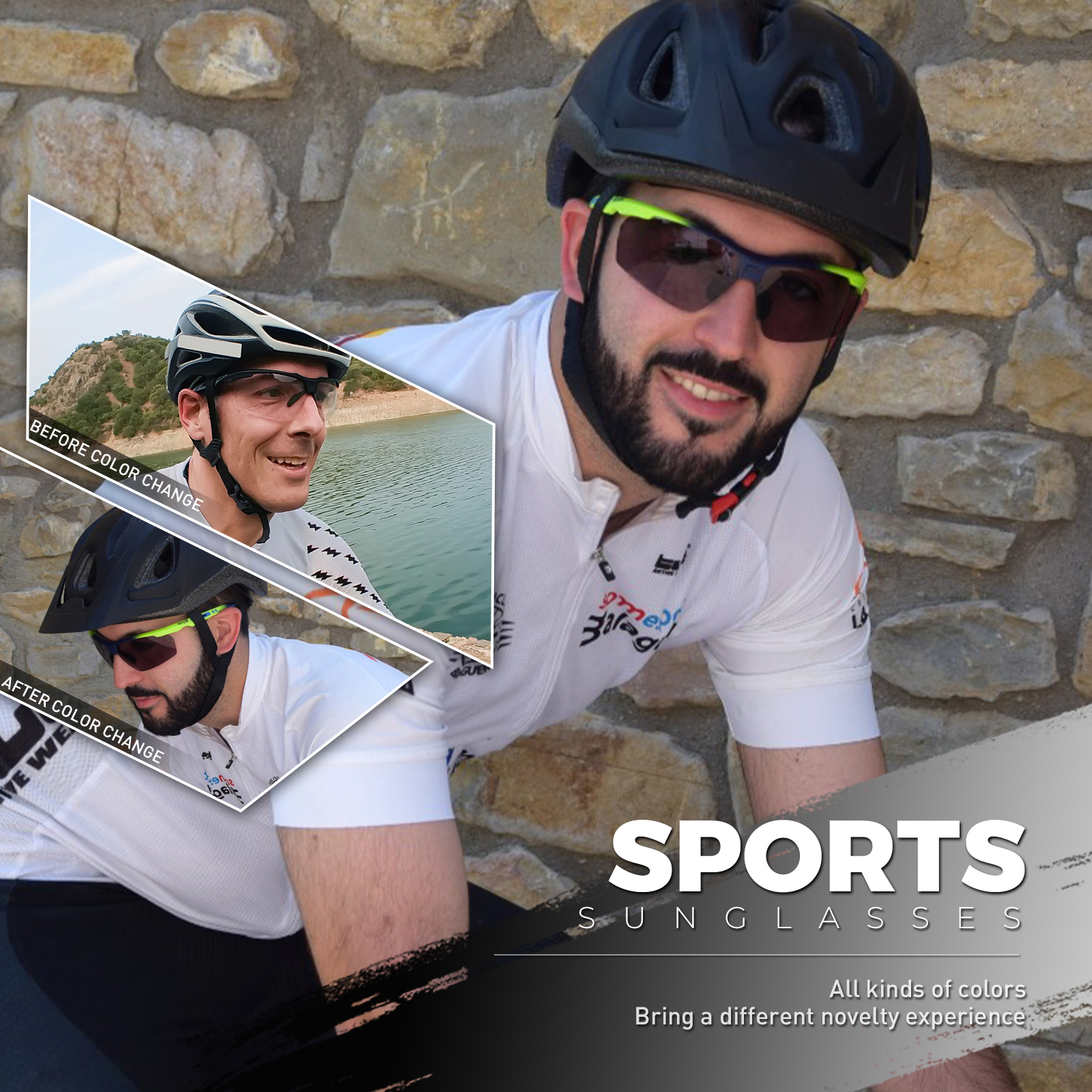 سعر الجملة 9.80 دولار أمريكي نظارات شمسية رياضية كابفو S86-PH