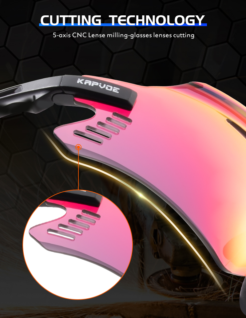 سعر الجملة 9.90 دولار أمريكي نظارات رياضية للدراجات كابفو K1-Q