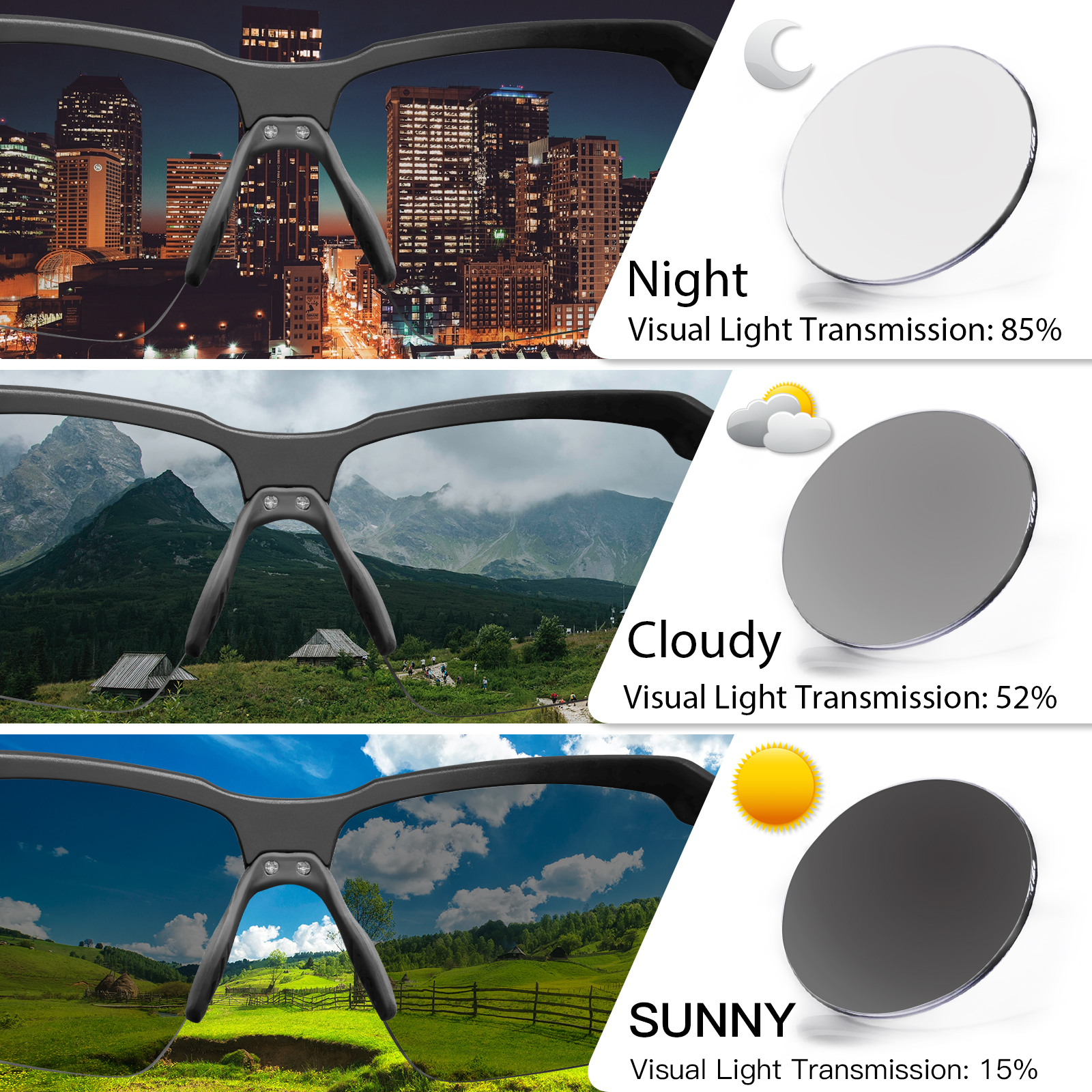 سعر الجملة 9.90 دولار أمريكي نظارات شمسية رياضية كابفو K87-PH